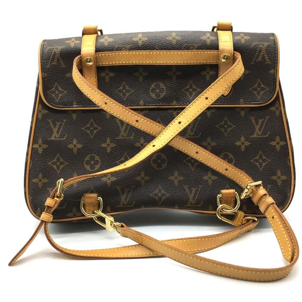 LOUIS VUITTON Authentic Brown Monogram Canvas Backpack - Picture 2 of 13